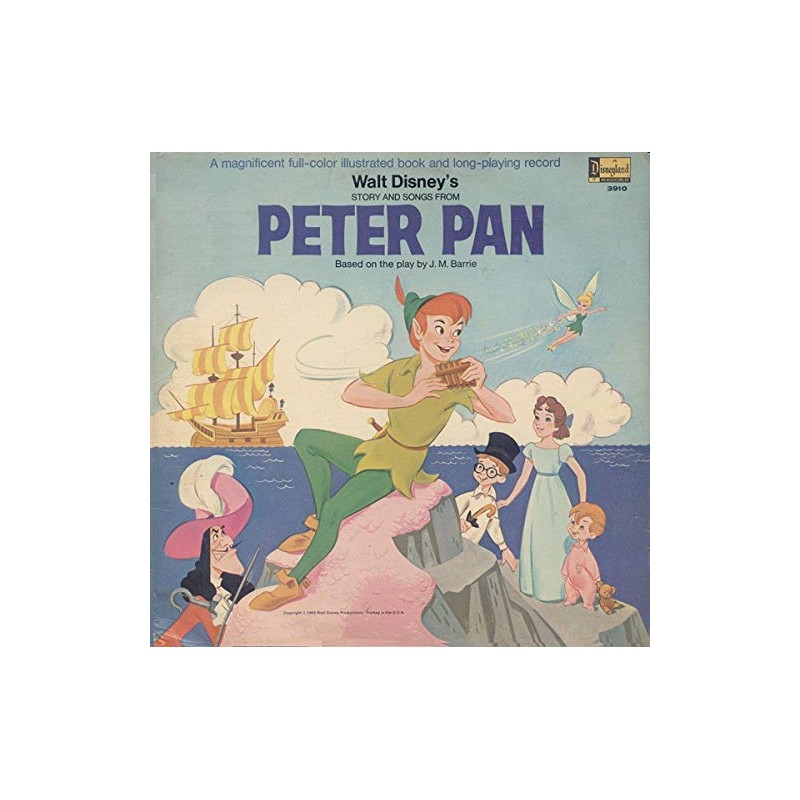 PETER PAN-LIBRO ILLUSTRATO E DISCO VINILE
