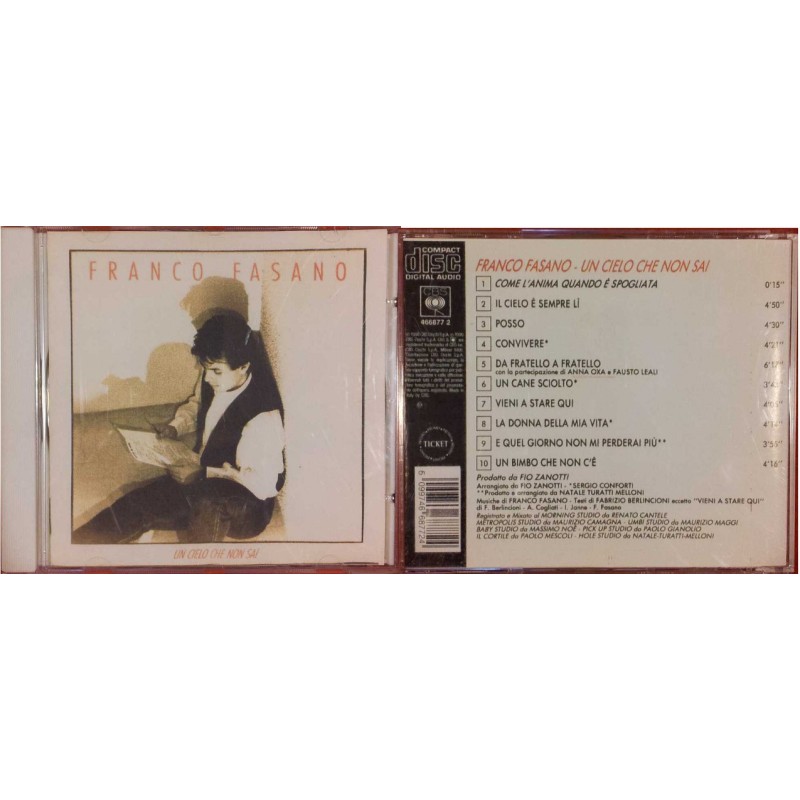 FRANCO FASANO - Un Cielo che Non Sai