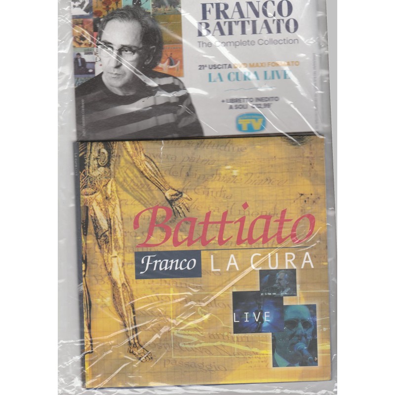 FRANCO BATTIATO - LA CURA LIVE edizione mondadori digipack