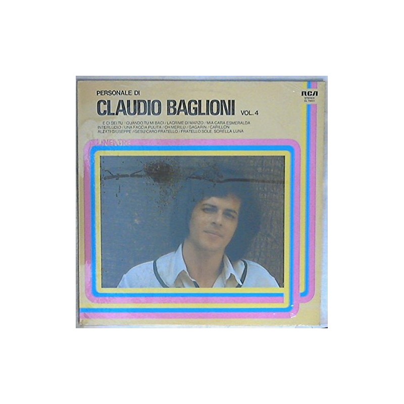 LP 33 giri 12 ' - Claudio Baglioni - Personale Di Claudio Baglioni Vol. 4 Sealed/Sigillato CL 70631
