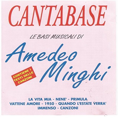 Cantabase CD Le basi musicali di Marco Masini Nuovo Sigillato