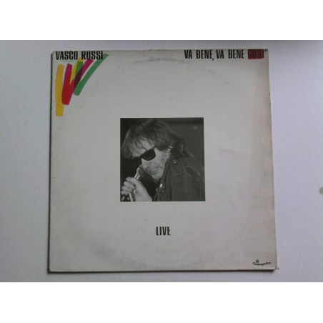 Vasco Rossi "Va Bene, Va bene Così" (Carosello,Prima Stampa,1984) Lp-Vinile Nero (Nr.Catalogo CLN 25105)