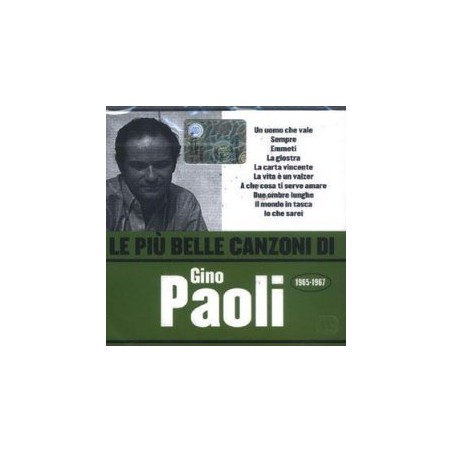 Le Piu' Belle Canzoni Di Gino Paoli