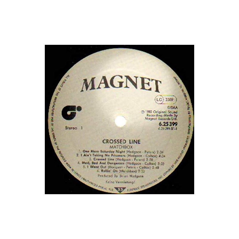 Crossed line (1982) / Vinyl record [Vinyl-LP]