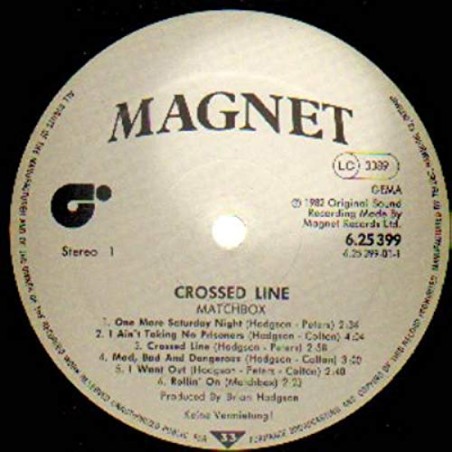 Crossed line (1982) / Vinyl record [Vinyl-LP]