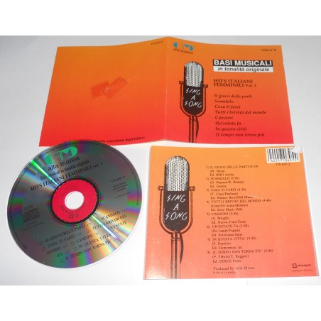 Basi Musicali in tonalità originale - Hits Italiani femminili Volume 2