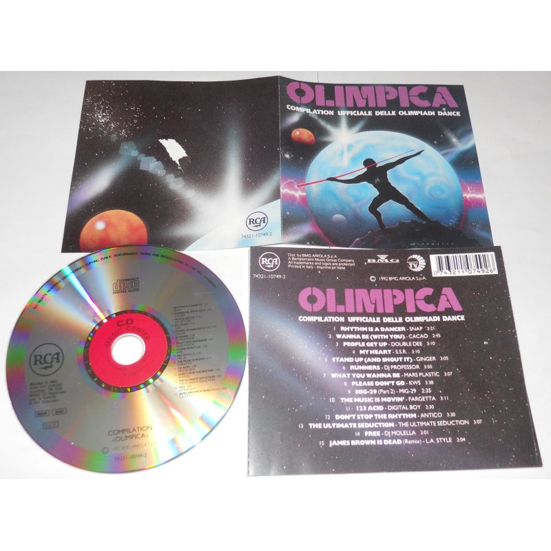 OLIMPICA "Compilation delle Olimpiadi Dance" Snap/Fargetta/Dj Molella.. - CD..