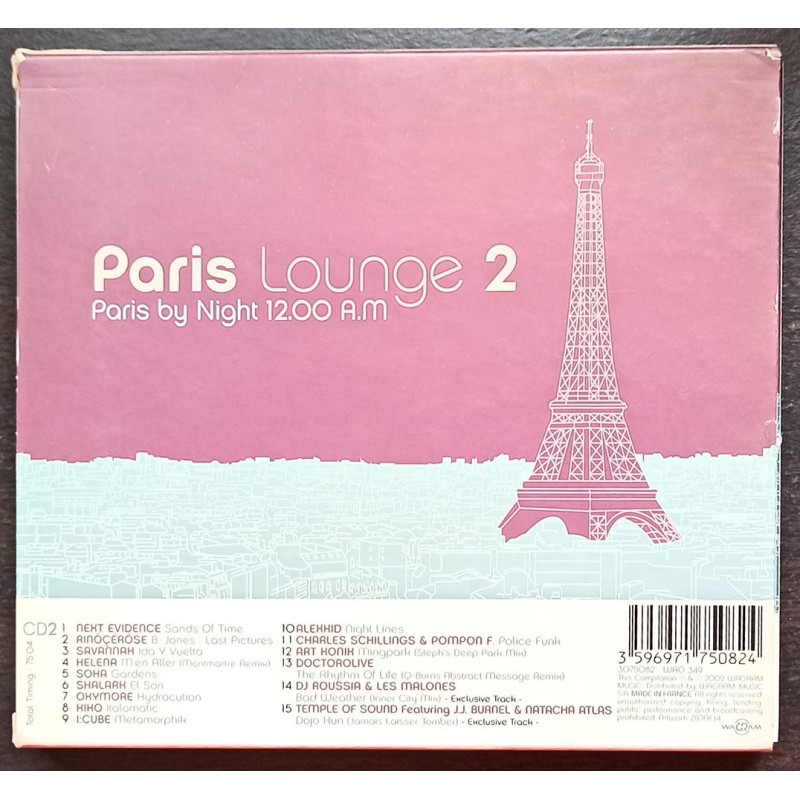 Paris Lounge Vol.2 Dcd