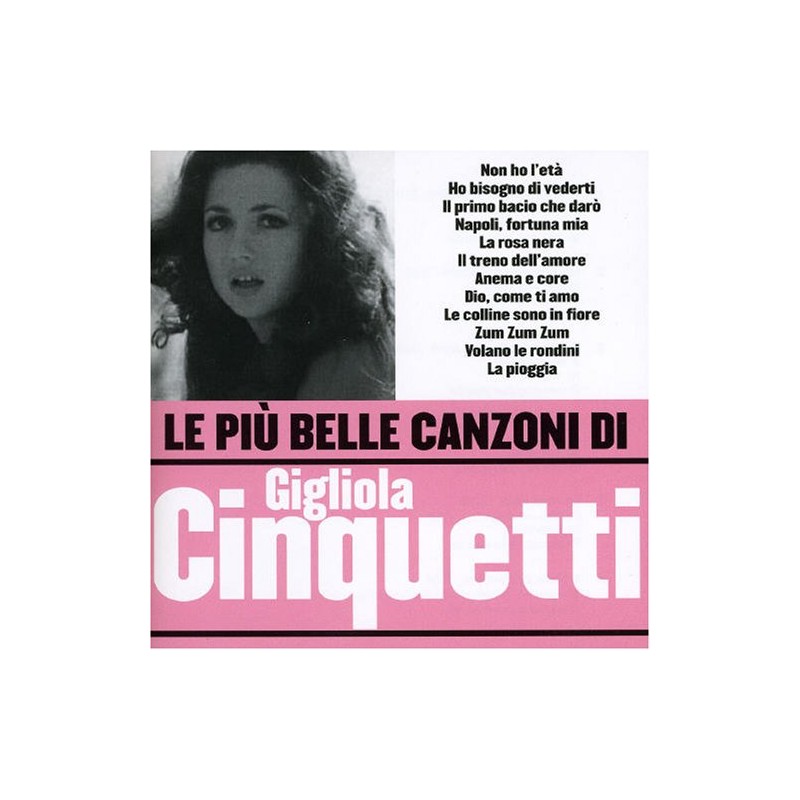 Le Piu' Belle Canzoni Di Gigliola Cinquetti