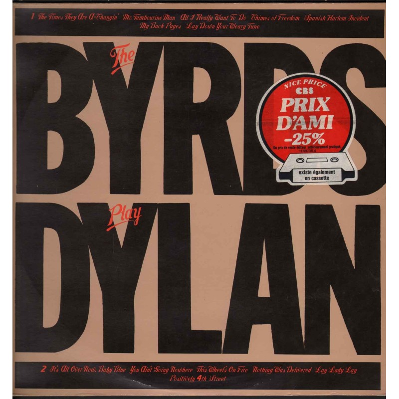 The Byrds Plays Dylan / CBS 32187