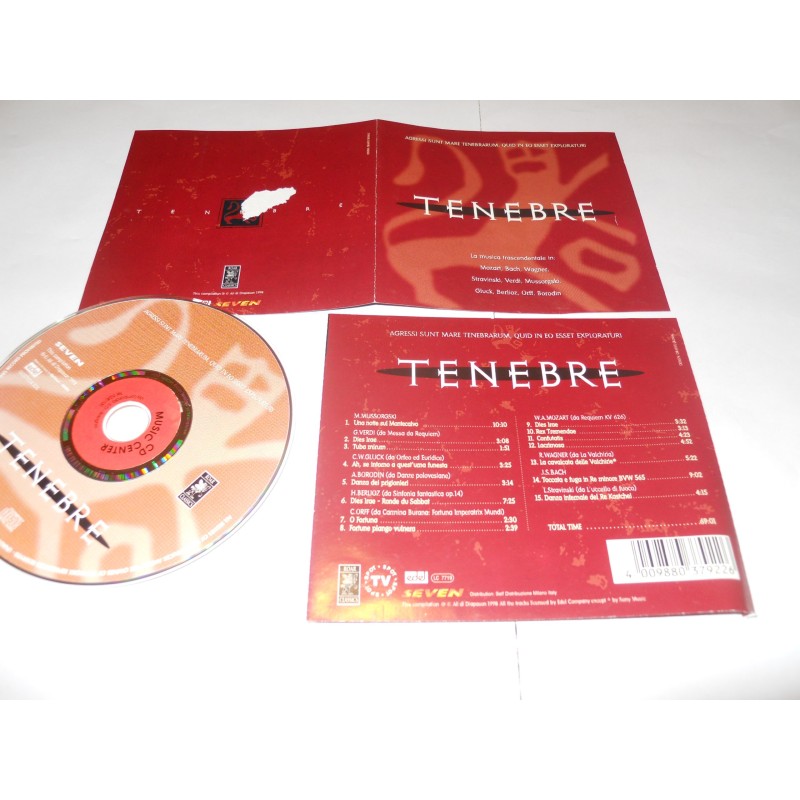 TENBRE La musica trascendentale in: Mozart, Bach, Wagner, Stravinski, Verdi, Mussorgski, Gluck, Berlioz, Orff, Borodin