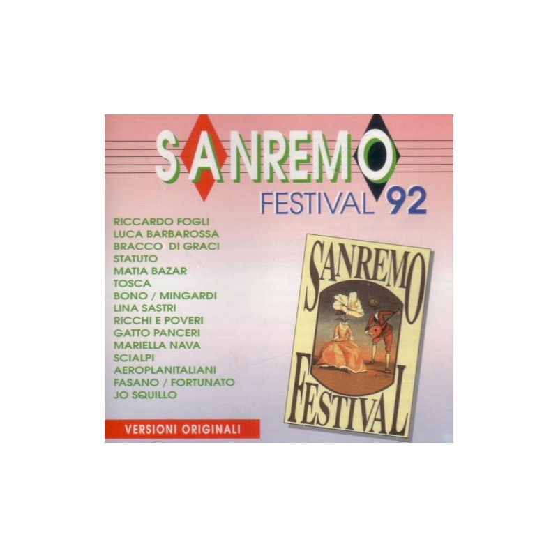 Cd - Various - Sanremo Festival 1992