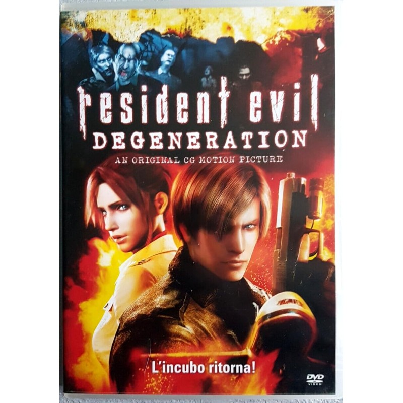RESIDENT EVIL DEGENERATION DVD ITALIANO NUOVO E SIGILLATO