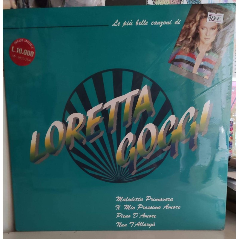 LORETTA GOGGI-LE PIU' BELLE CANZONI-VINILE PRIMA STAMPA PERFETTO