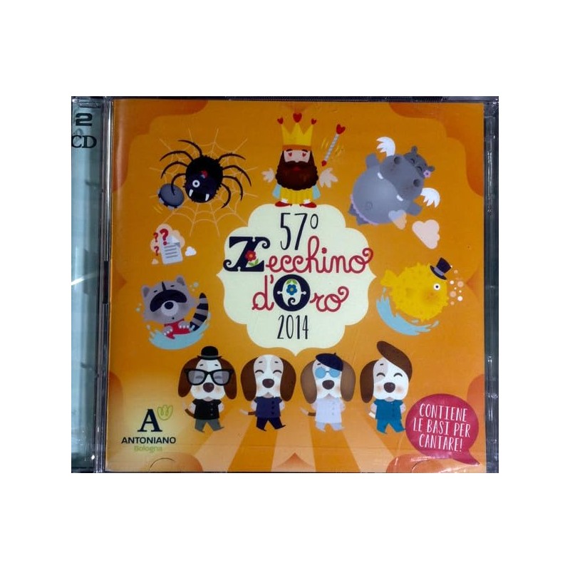 57° ZECCHINO D'ORO 2014 DOPPIO CD NUOVO E SIGILLATO.