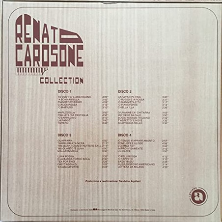 RENATO CAROSONE COLLECTION COFANETTO IN LEGNO CON 4 LP PRIMA STAMPA RARISSIMI