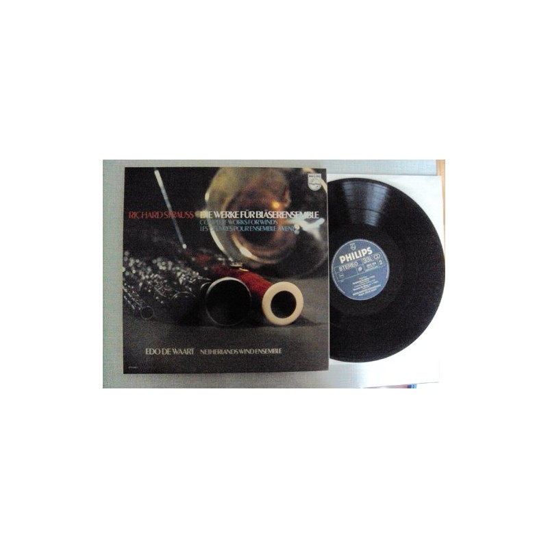 Die Werke für Bläserensemble. Edo de Waart, Netherlands Wind Ensemble Stereo