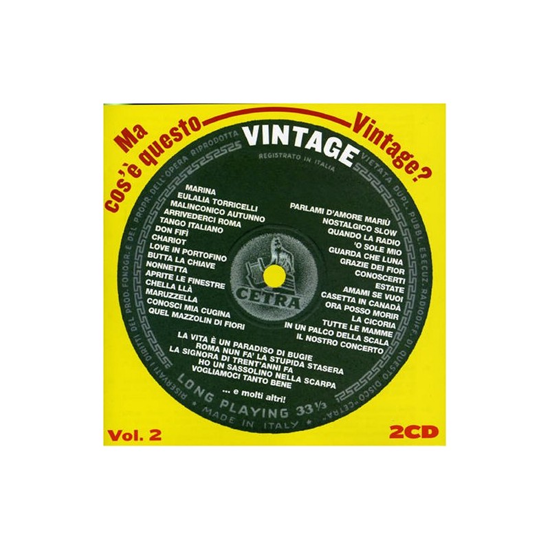 Ma Cos'e'questo Vintage 2