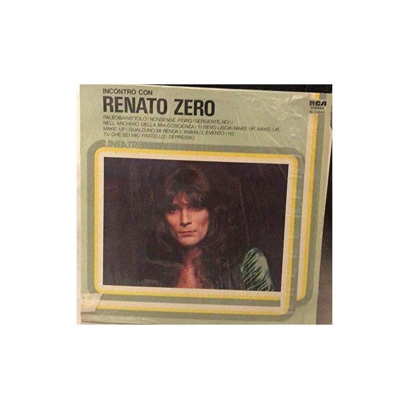 LP Zero Renato - Incontro con Renato Zero - Vinile