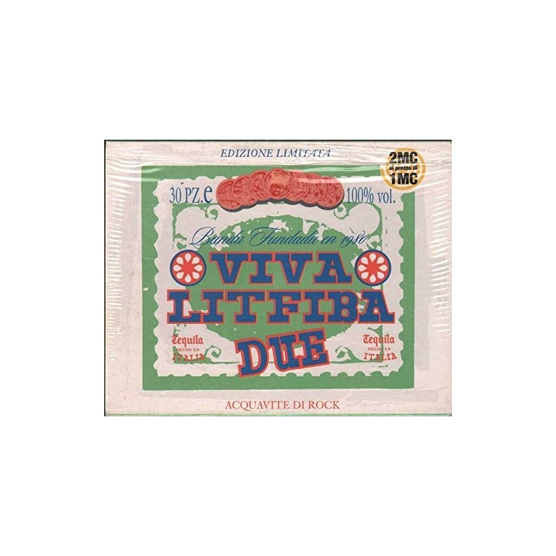 Litfiba DOPPIA MC7 Viva Litfiba Due Nuova Sigillata ED. LIMITATA