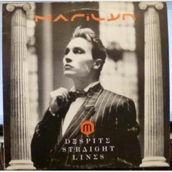 DESPITE STRAIGHT LINES LP (VINYL ALBUM) ITALIAN MERCURY 1985