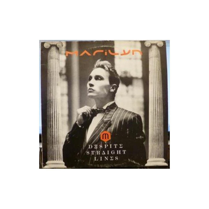 DESPITE STRAIGHT LINES LP (VINYL ALBUM) ITALIAN MERCURY 1985