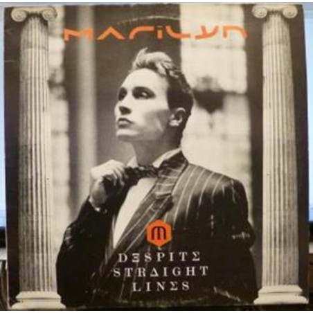 DESPITE STRAIGHT LINES LP (VINYL ALBUM) ITALIAN MERCURY 1985