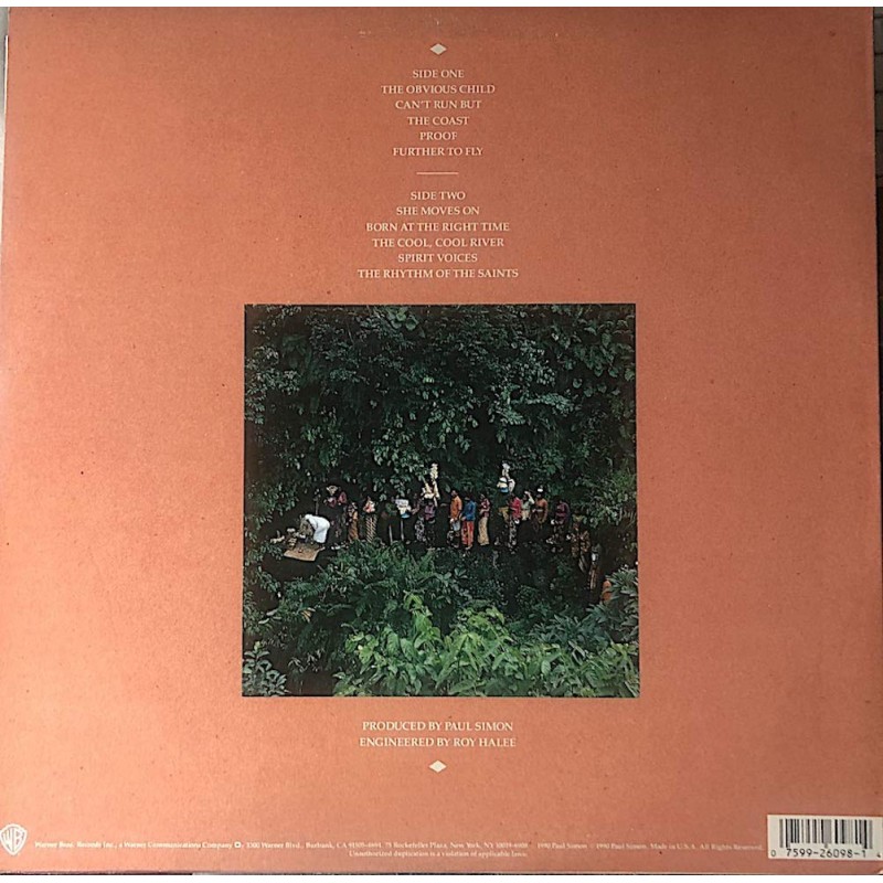 The Rhythm Of The Saints - Paul Simon LP