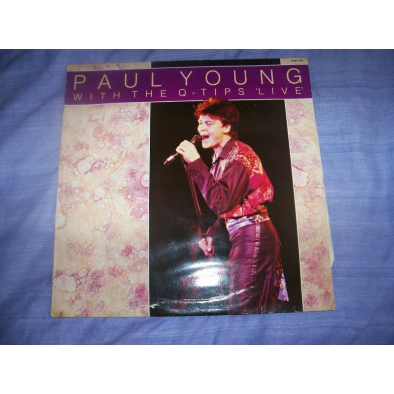 PAUL YOUNG/Q-TIPS Live UK LP 1982