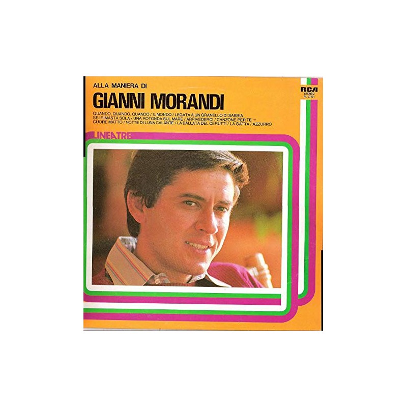 ALLA MANIERA DI GIANNI MORANDI - VINILE