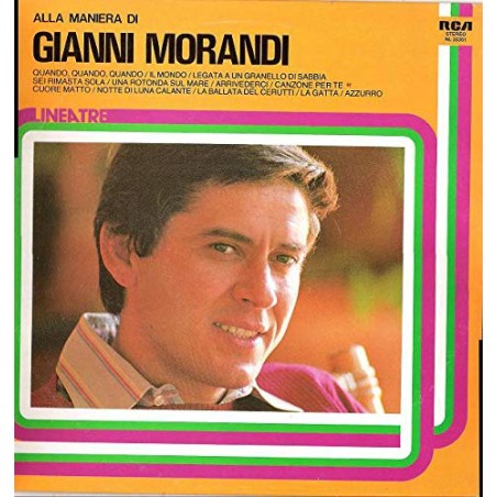ALLA MANIERA DI GIANNI MORANDI - VINILE
