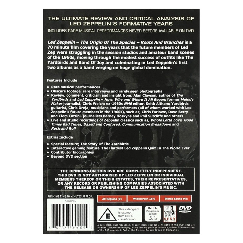 Led Zeppelin-The Origin Of The Spec. - Dvd