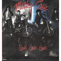 GIRLS GIRLS GIRLS LP (VINYL ALBUM) GERMAN ELEKTRA 1987