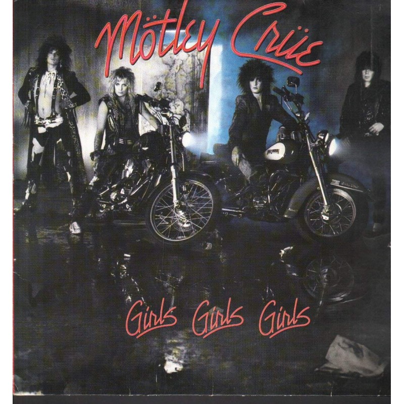 GIRLS GIRLS GIRLS LP (VINYL ALBUM) GERMAN ELEKTRA 1987