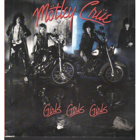 GIRLS GIRLS GIRLS LP (VINYL ALBUM) GERMAN ELEKTRA 1987