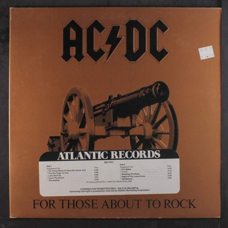For those about to rock (1981) / Vinyl record [Vinyl-LP]
