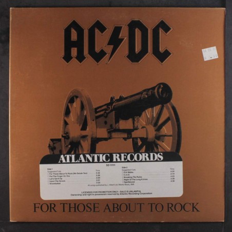 For those about to rock (1981) / Vinyl record [Vinyl-LP]