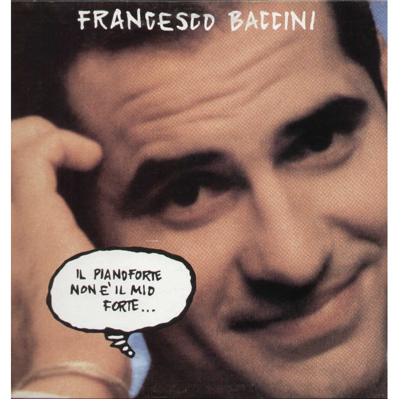 Francesco Baccini Il Pianoforte non è il mio Forte LP 12" CGD 1990 VG G+ Vinile