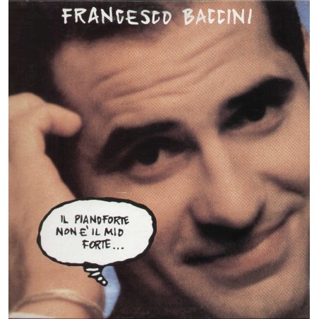 Francesco Baccini Il Pianoforte non è il mio Forte LP 12" CGD 1990 VG G+ Vinile