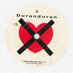 I Dont Want Your Love - Duran Duran 7" 45