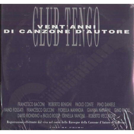 DCT2991010011 LP Club Tenco Vent'Anni Di Canzone D'Autore Volume 1 VINYL