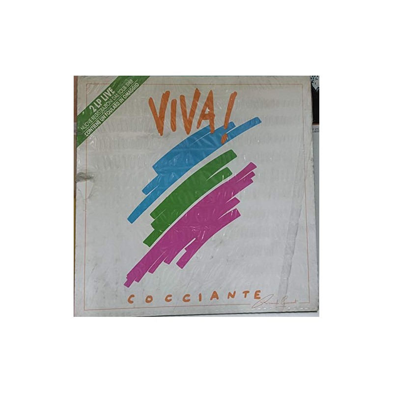 VIVA-VINILE DOPPIO + FOULARD - PRIMA STAMPA