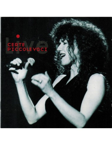CERTE PICCOLE VOCI LIVE MANNOIA CD CD Mannoia Fiorella