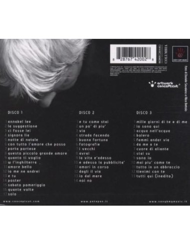 TUTTI QUI TRIPLO CD CLAUDIO BAGLIONI