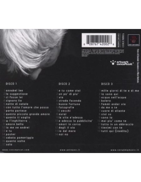 TUTTI QUI TRIPLO CD CLAUDIO BAGLIONI