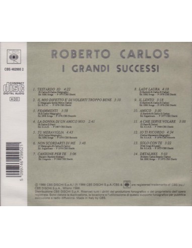 I GRANDI SUCCESSI IN ITALIANO