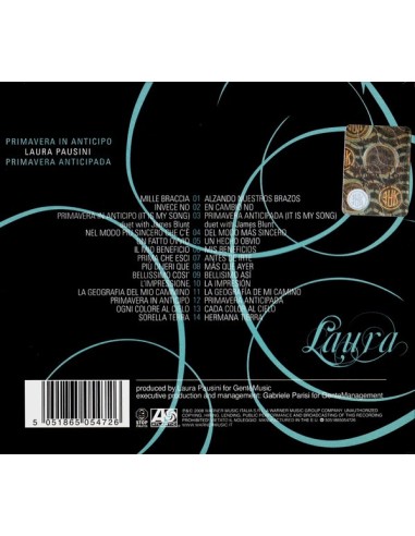 Laura Pausini – Primavera In Anticipo / Primavera Anticipada CD