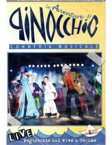 LE AVVENTURE DI PINOCCHIO COMMEDIA MUSICALE DVD MISSIONE DON BOSCO LIVE