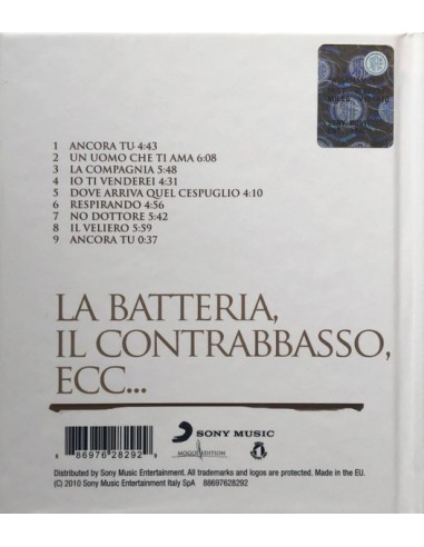 Lucio Battisti – La Batteria, Il Contrabbasso, Ecc...CD MOGOL EDITION