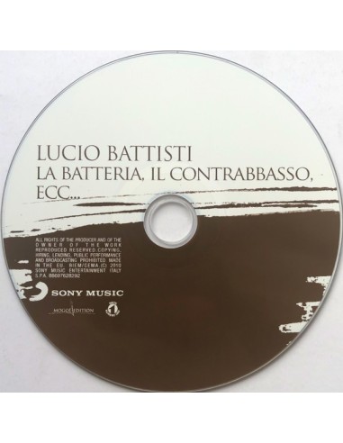 Lucio Battisti – La Batteria, Il Contrabbasso, Ecc...CD MOGOL EDITION